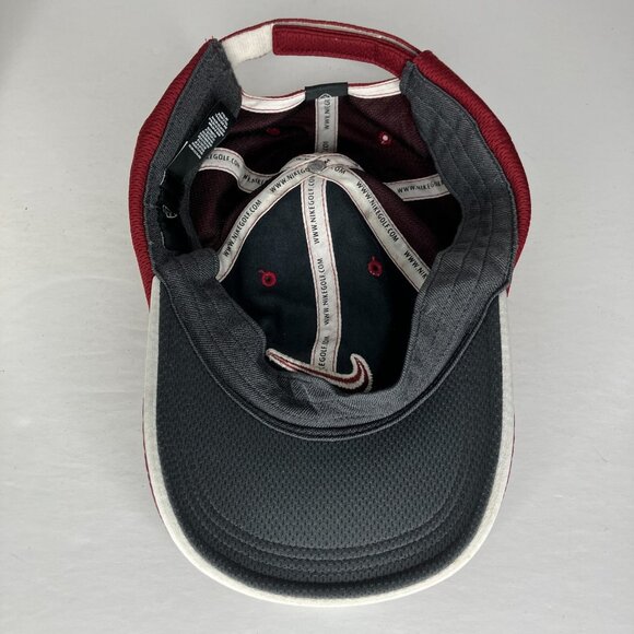 Nike Golf Red Hotel Logo Adjustable Hat Cap - Picture 6 of 8